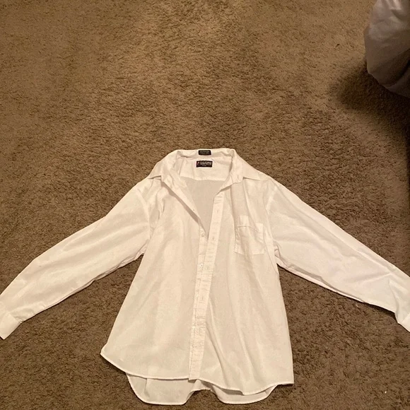 White mens button down - Picture 1 of 3